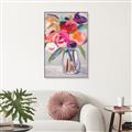 Picture of Bright Flora _GroupedProduct_Rectangle_Portrait_Canvas_Framed_