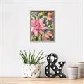 Picture of Mosiac Floral _GroupedProduct_Rectangle_Portrait_Canvas_Framed_