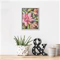 Picture of Mosiac Floral _GroupedProduct_Rectangle_Portrait_Canvas_Framed_
