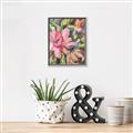 Picture of Mosiac Floral _GroupedProduct_Rectangle_Portrait_Canvas_Framed_