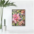 Picture of Mosiac Floral _GroupedProduct_Rectangle_Portrait_Canvas_Framed_