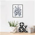 Picture of Sketched Fall Blooms _GroupedProduct_Rectangle_Portrait_Canvas_Framed_
