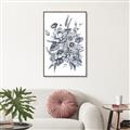 Picture of Sketched Fall Blooms _GroupedProduct_Rectangle_Portrait_Canvas_Framed_