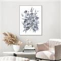 Picture of Sketched Fall Blooms _GroupedProduct_Rectangle_Portrait_Canvas_Framed_