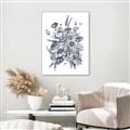 Picture of Sketched Fall Blooms _GroupedProduct_Rectangle_Portrait_Canvas_Framed_