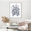 Picture of Sketched Fall Blooms _GroupedProduct_Rectangle_Portrait_Canvas_Framed_