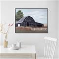 Picture of Black Barn _GroupedProduct_Rectangle_Landscape_Canvas_Framed_
