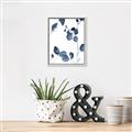 Picture of Blue Water Colour Leaves II _GroupedProduct_Rectangle_Portrait_Canvas_Framed_