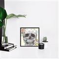 Picture of Rose Skull _GroupedProduct_Square_Canvas_Framed_