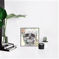 Picture of Rose Skull _GroupedProduct_Square_Canvas_Framed_