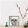 Picture of Rose Skull _GroupedProduct_Square_Canvas_Framed_