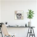 Picture of Rose Skull _GroupedProduct_Square_Canvas_Framed_