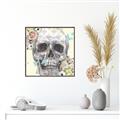 Picture of Rose Skull _GroupedProduct_Square_Canvas_Framed_