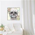 Picture of Rose Skull _GroupedProduct_Square_Canvas_Framed_