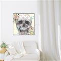 Picture of Rose Skull _GroupedProduct_Square_Canvas_Framed_