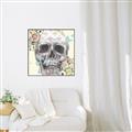 Picture of Rose Skull _GroupedProduct_Square_Canvas_Framed_