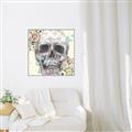 Picture of Rose Skull _GroupedProduct_Square_Canvas_Framed_