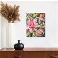 Picture of Mosiac Floral _GroupedProduct_Rectangle_Portrait_Unframed_Print_Only_