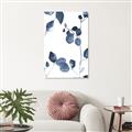 Picture of Blue Water Colour Leaves II _GroupedProduct_Rectangle_Portrait_Unframed_Print_Only_
