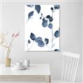Picture of Blue Water Colour Leaves II _GroupedProduct_Rectangle_Portrait_Unframed_Print_Only_