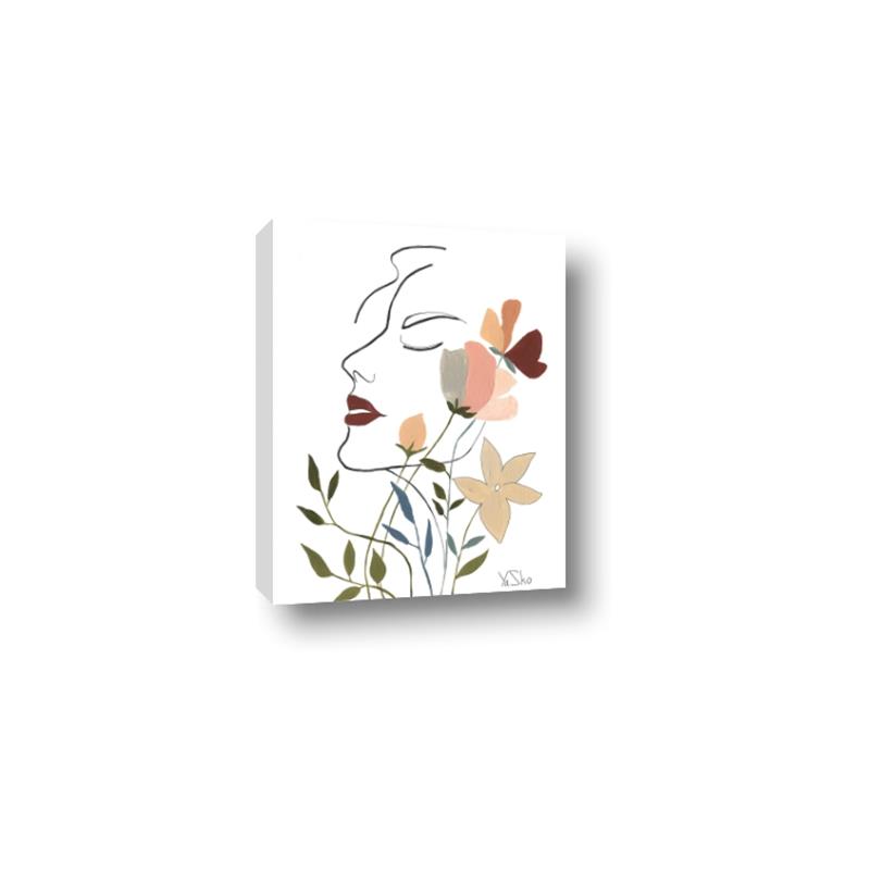 Picture of See Through the Flowers I _GroupedProduct_Rectangle_Portrait_Canvas_