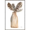 Picture of Feathers in a Vase II _GroupedProduct_Rectangle_Portrait_Canvas_Framed_