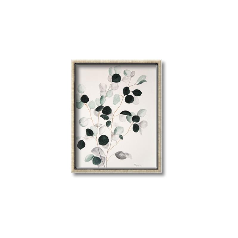 Picture of Watercolor Leaves I _GroupedProduct_Rectangle_Portrait_Canvas_Framed_