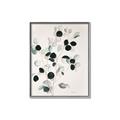 Picture of Watercolor Leaves I _GroupedProduct_Rectangle_Portrait_Canvas_Framed_