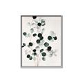Picture of Watercolor Leaves II _GroupedProduct_Rectangle_Portrait_Canvas_Framed_