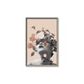 Picture of Floral Face _GroupedProduct_Rectangle_Portrait_Canvas_Framed_
