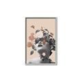 Picture of Floral Face _GroupedProduct_Rectangle_Portrait_Canvas_Framed_