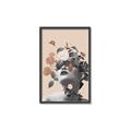 Picture of Floral Face _GroupedProduct_Rectangle_Portrait_Canvas_Framed_