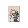 Picture of Floral Face _GroupedProduct_Rectangle_Portrait_Canvas_Framed_