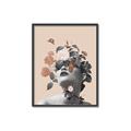 Picture of Floral Face _GroupedProduct_Rectangle_Portrait_Canvas_Framed_
