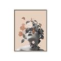 Picture of Floral Face _GroupedProduct_Rectangle_Portrait_Canvas_Framed_