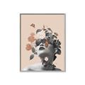 Picture of Floral Face _GroupedProduct_Rectangle_Portrait_Canvas_Framed_