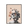 Picture of Floral Face _GroupedProduct_Rectangle_Portrait_Canvas_Framed_