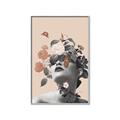 Picture of Floral Face _GroupedProduct_Rectangle_Portrait_Canvas_Framed_