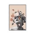 Picture of Floral Face _GroupedProduct_Rectangle_Portrait_Canvas_Framed_