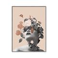 Picture of Floral Face _GroupedProduct_Rectangle_Portrait_Canvas_Framed_
