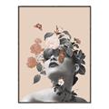 Picture of Floral Face _GroupedProduct_Rectangle_Portrait_Canvas_Framed_