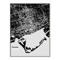 Picture of Toronto B& W _GroupedProduct_Rectangle_Portrait_Canvas_Framed_