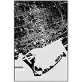 Picture of Toronto B& W _GroupedProduct_Rectangle_Portrait_Canvas_Framed_