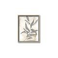 Picture of Antiqued Leaves I _GroupedProduct_Rectangle_Portrait_Canvas_Framed_