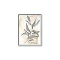 Picture of Antiqued Leaves I _GroupedProduct_Rectangle_Portrait_Canvas_Framed_