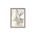 Picture of Antiqued Leaves I _GroupedProduct_Rectangle_Portrait_Canvas_Framed_
