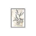 Picture of Antiqued Leaves I _GroupedProduct_Rectangle_Portrait_Canvas_Framed_