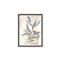 Picture of Antiqued Leaves I _GroupedProduct_Rectangle_Portrait_Canvas_Framed_