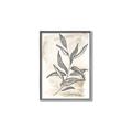 Picture of Antiqued Leaves I _GroupedProduct_Rectangle_Portrait_Canvas_Framed_