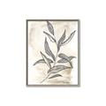 Picture of Antiqued Leaves I _GroupedProduct_Rectangle_Portrait_Canvas_Framed_